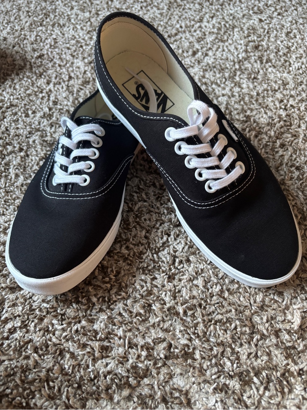 Vans Classic Low-Top Canvas Sneakers - Black & White